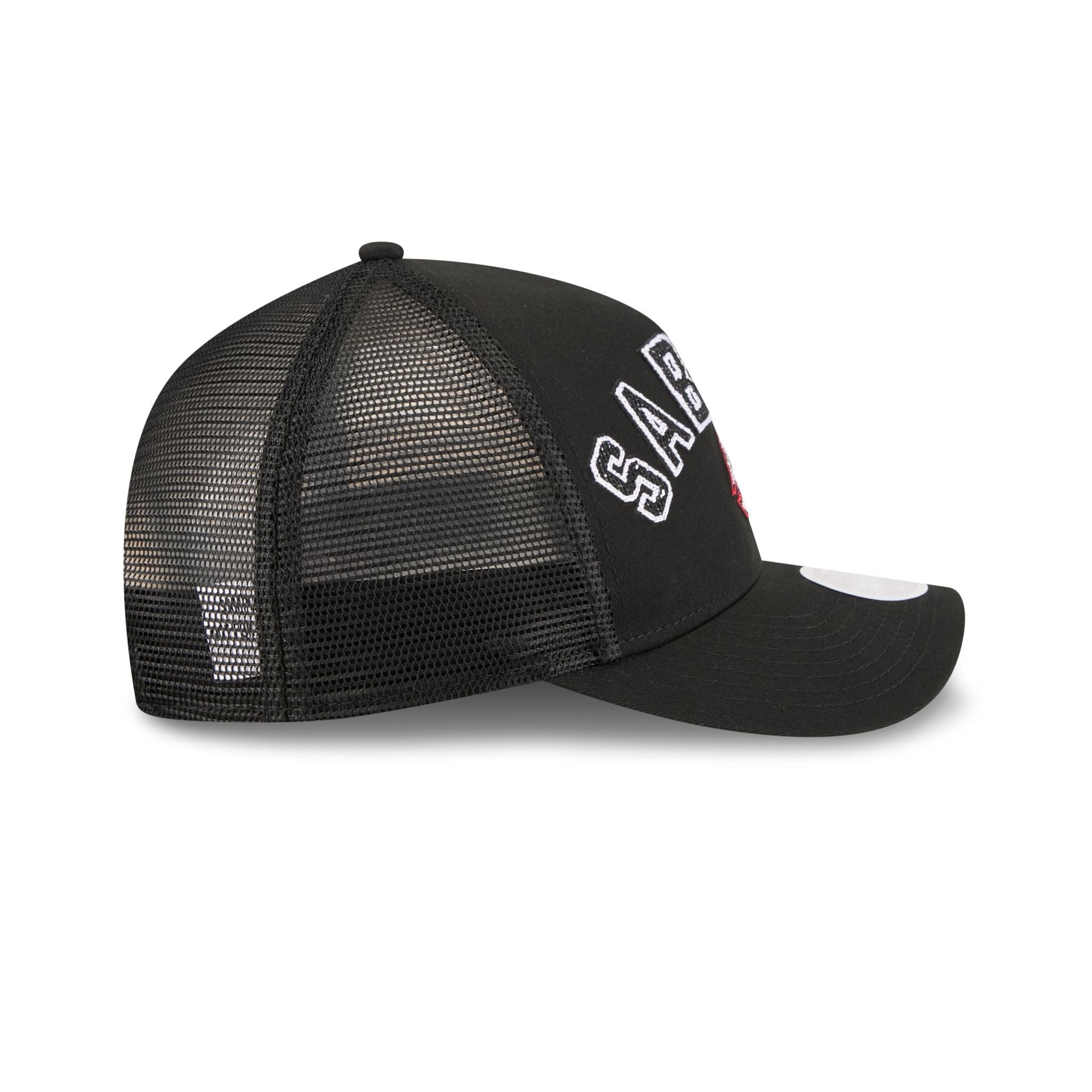 Buffalo Sabres Sequin Wordmark Women's 9FORTY M-Crown A-Frame Trucker Hat