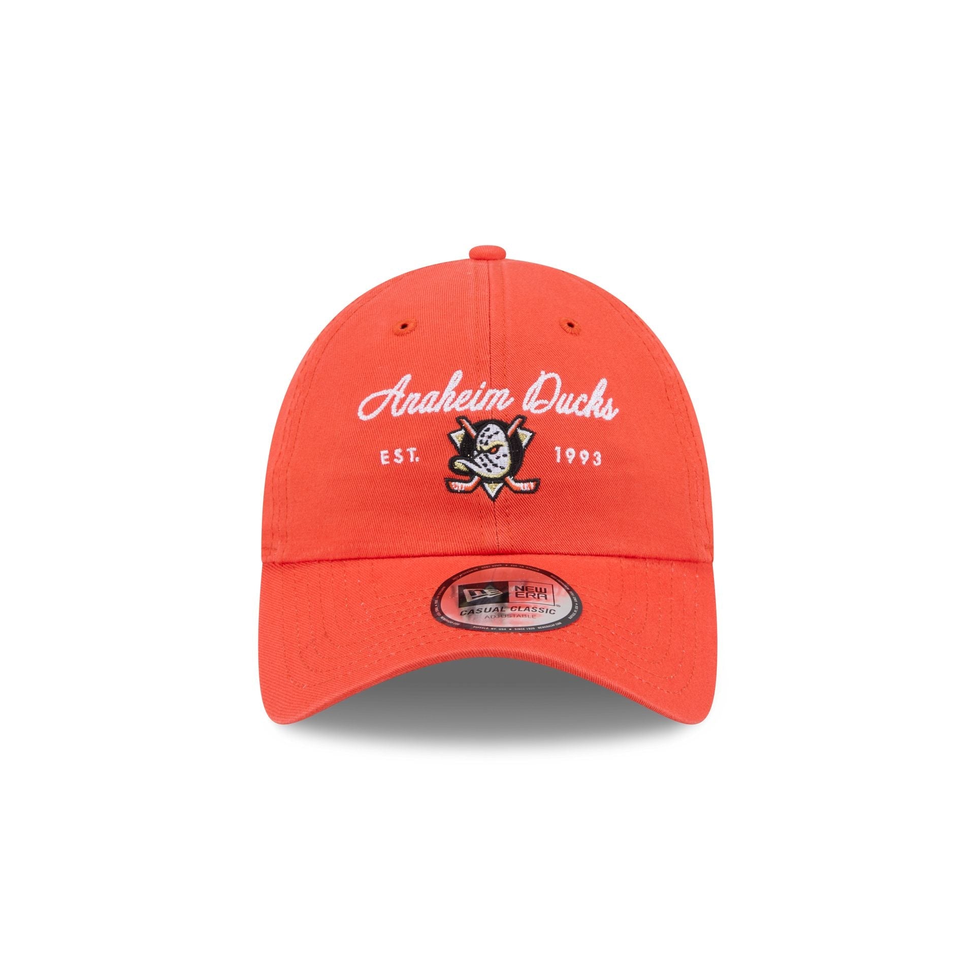 Anaheim Ducks Script Wordmark Casual Classic Adjustable Hat