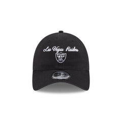 Las Vegas Raiders Script Wordmark Casual Classic Adjustable Hat