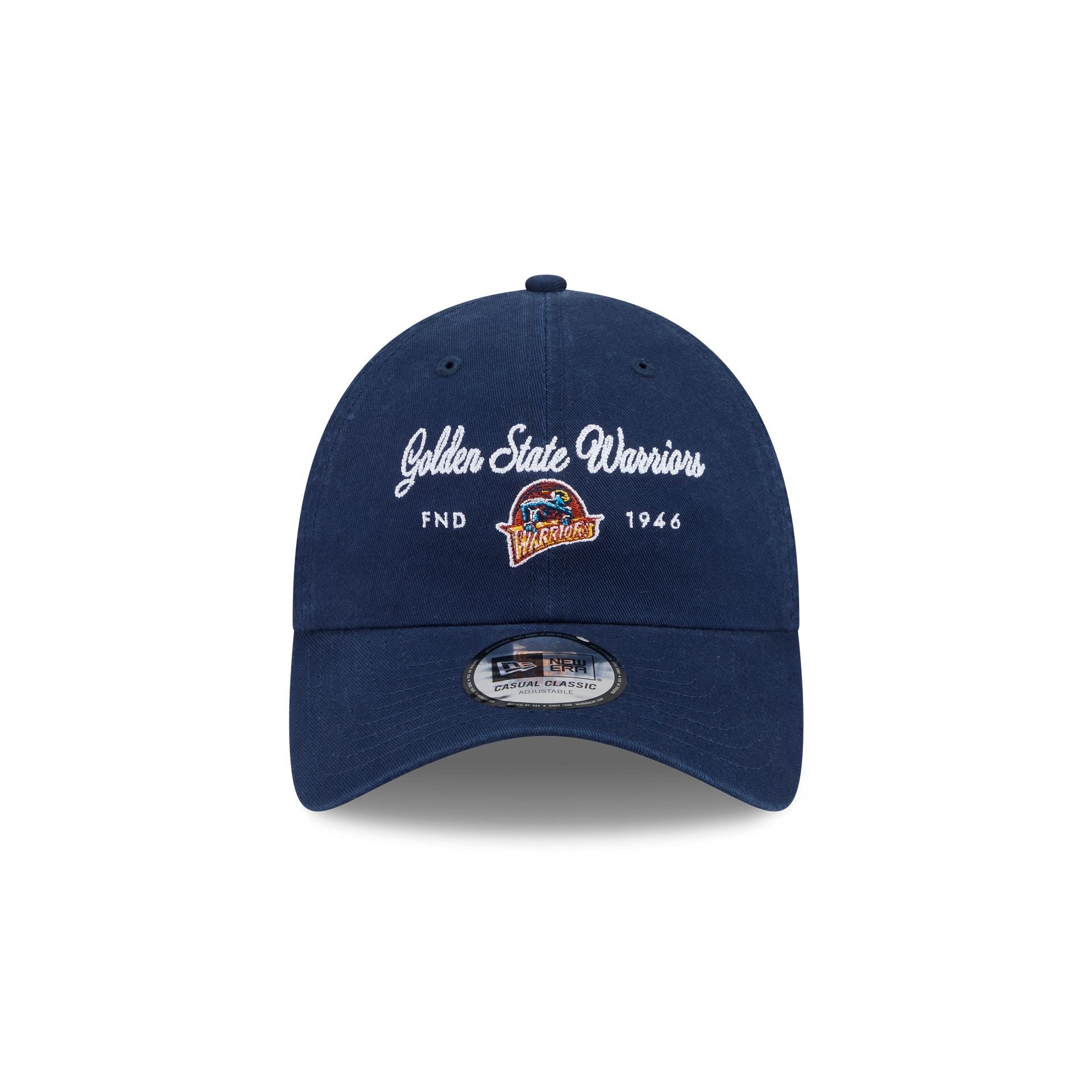 Golden State Warriors Script Wordmark Casual Classic Adjustable Hat