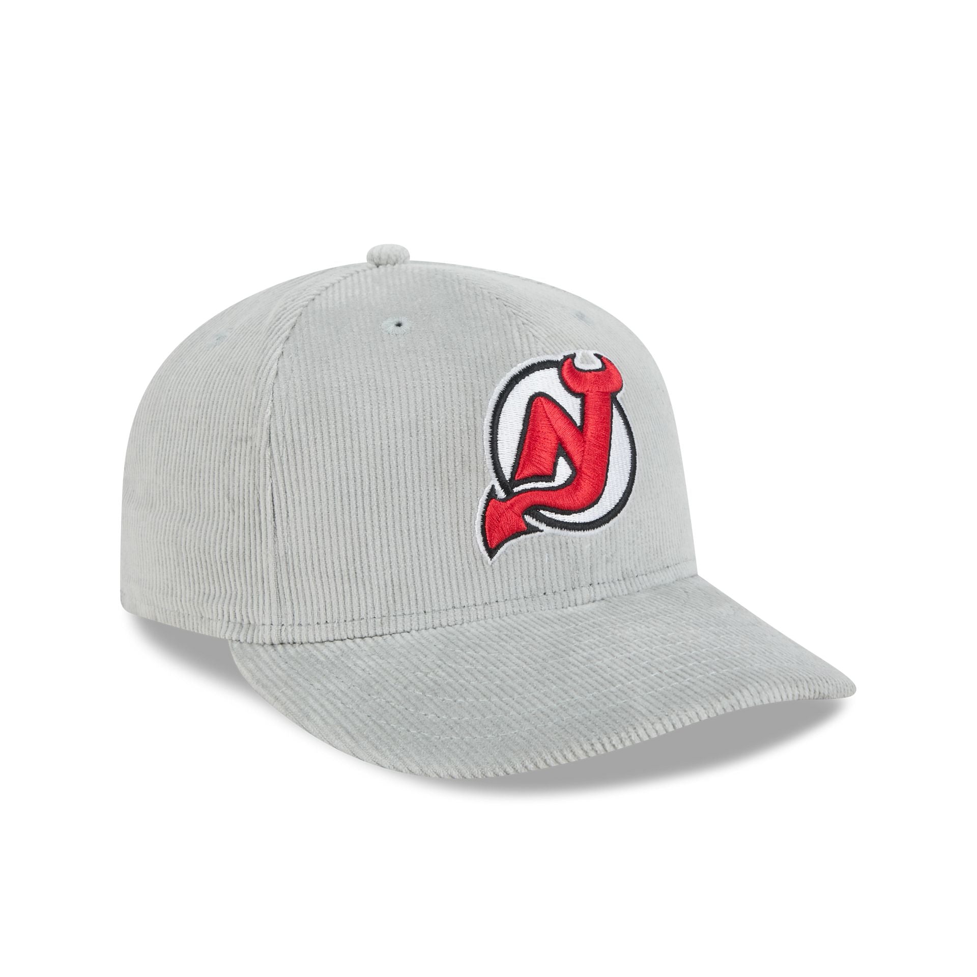 New Jersey Devils Light Gray Corduroy 59FIFTY Fitted Hat