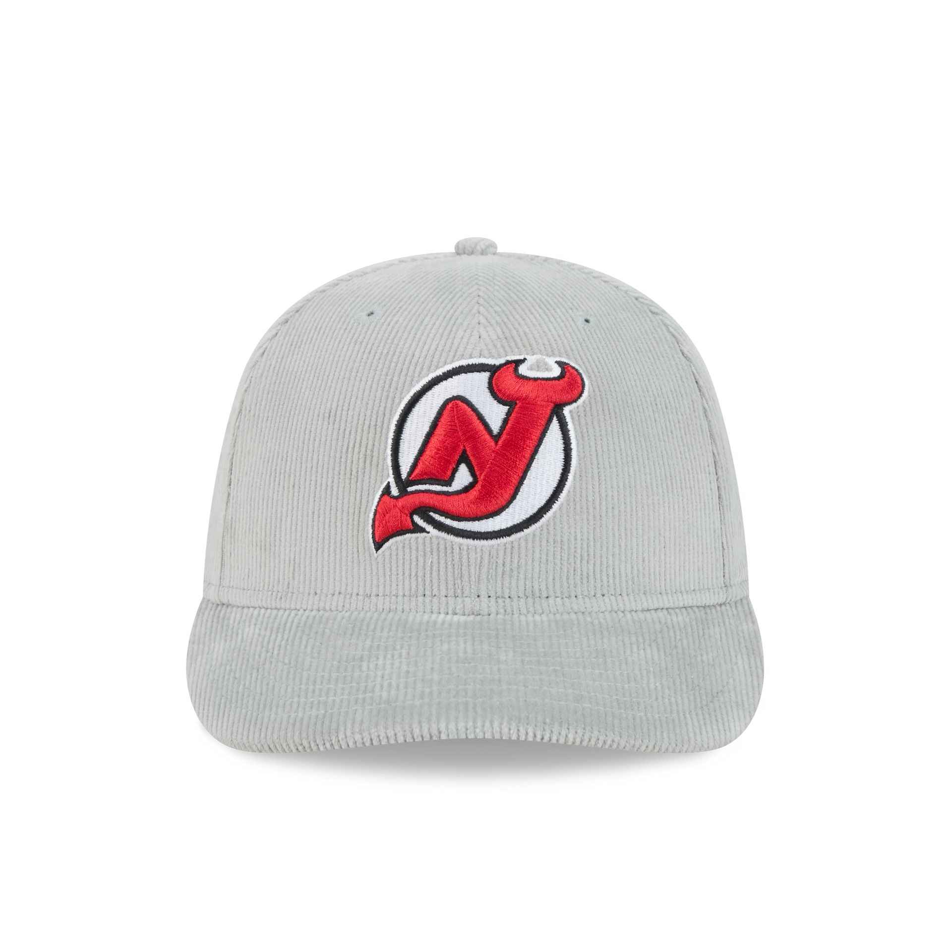 New Jersey Devils Light Gray Corduroy 59FIFTY Fitted Hat