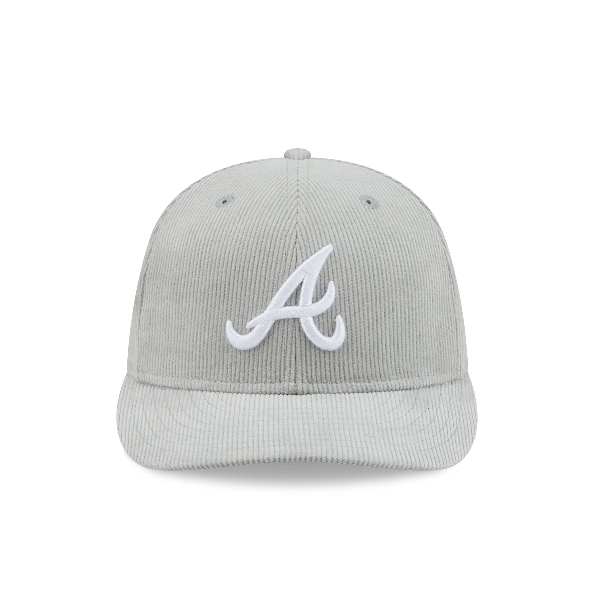 Atlanta Braves Light Gray Corduroy 59FIFTY Fitted Hat