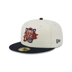 Detroit Tigers Deceptor Chrome White 59FIFTY Fitted Hat