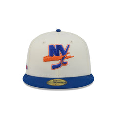 New York Islanders Deceptor Chrome White 59FIFTY Fitted Hat