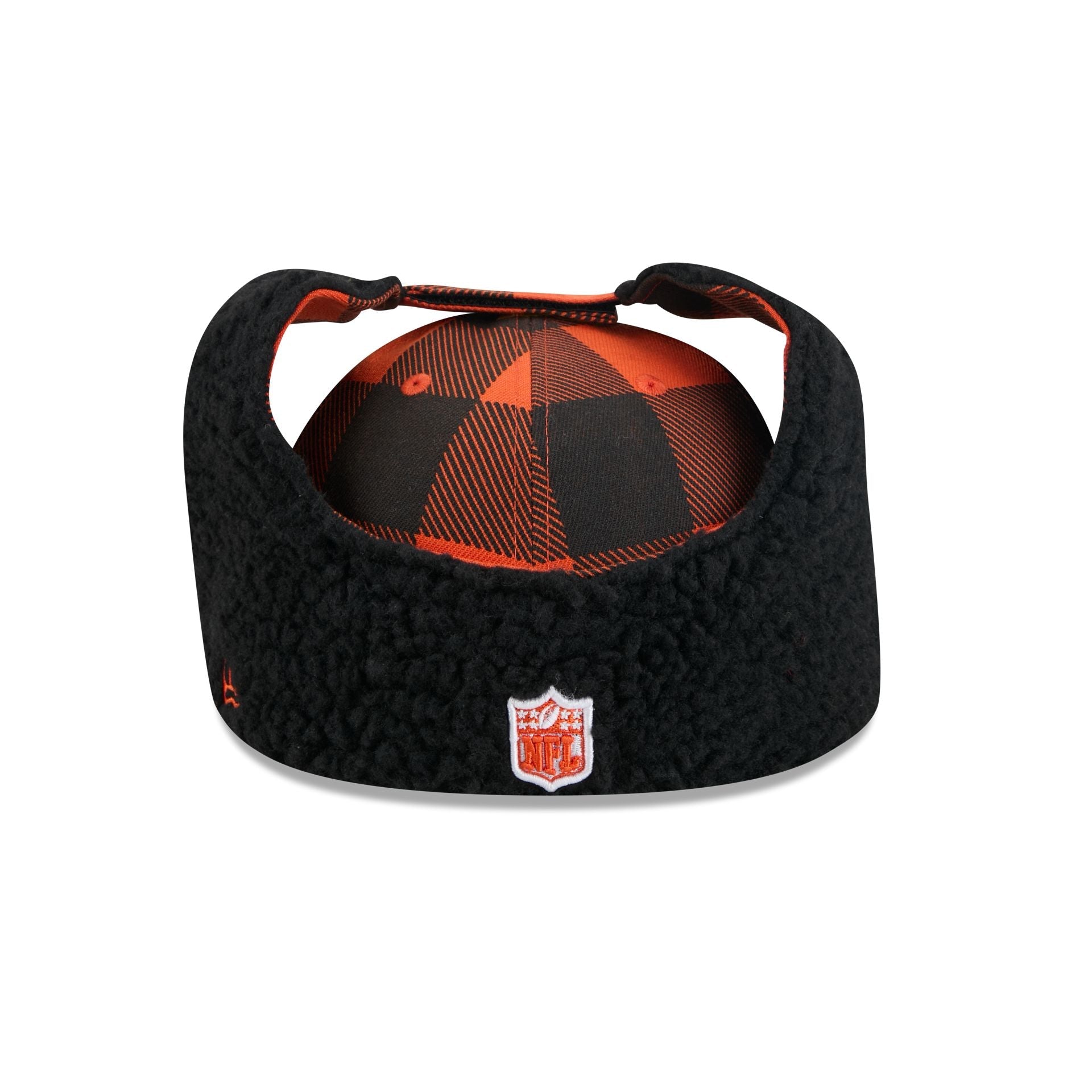 Chicago Bears Plaid Split Panel Dog Ear 59FIFTY Fitted Hat