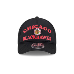 Chicago Blackhawks Button 9FORTY M-Crown A-Frame Trucker Hat