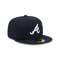 Atlanta Braves Side Script 59FIFTY Fitted Hat