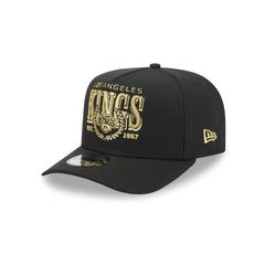 Los Angeles Kings Gold Laurel Black 9FIFTY A-Frame Snapback Hat