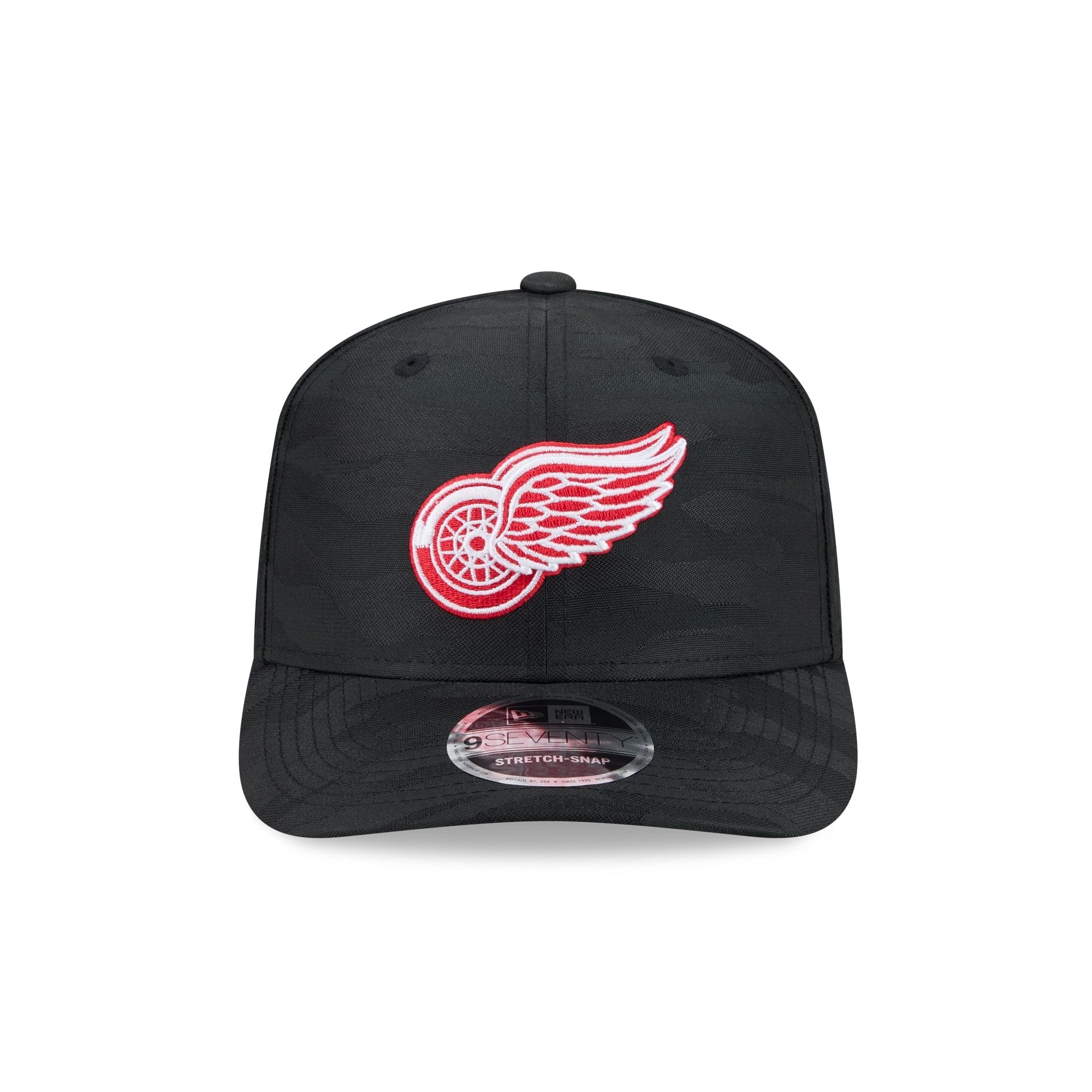 Detroit Red Wings Black Camo Performance 9SEVENTY Stretch-Snap Hat