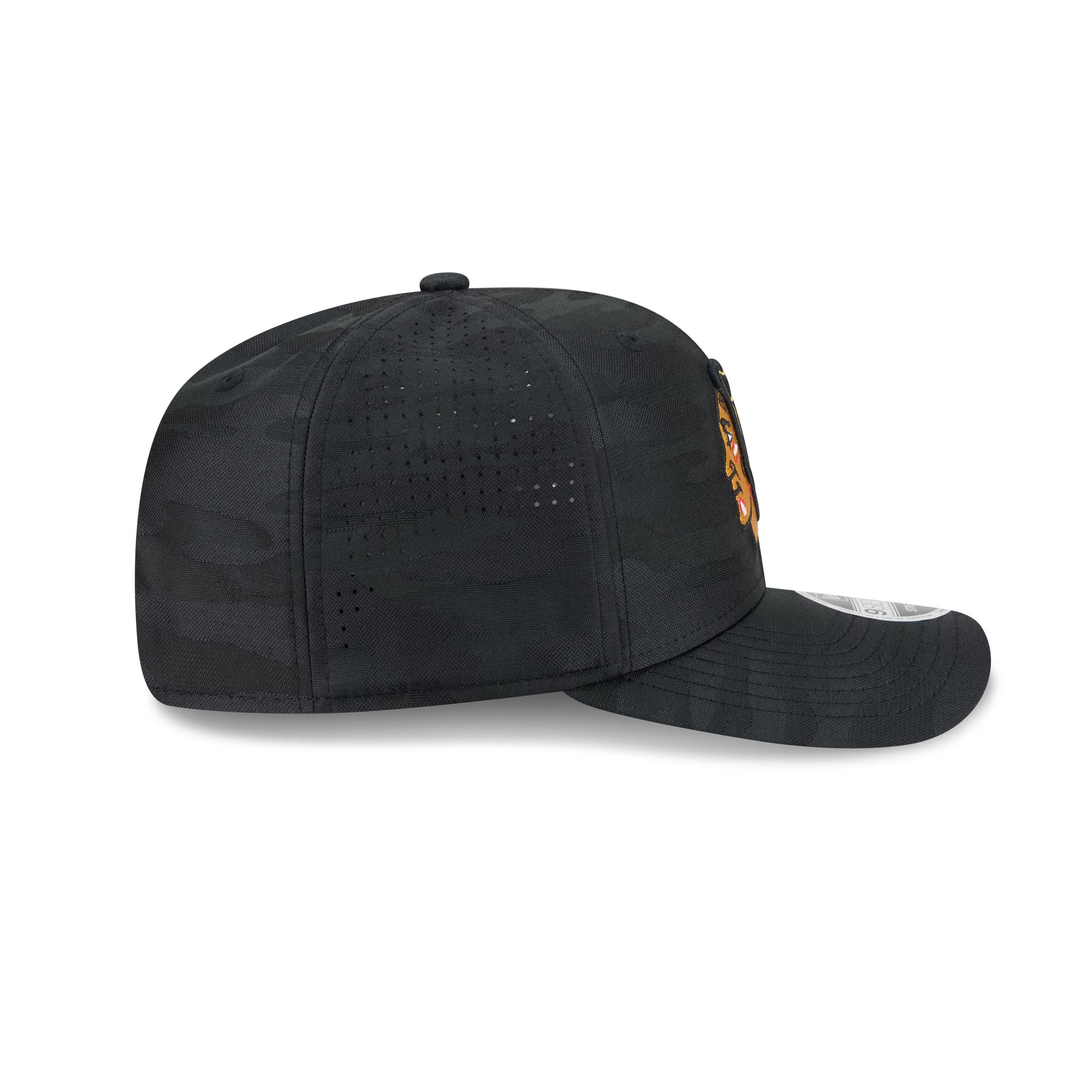 Chicago Blackhawks Black Camo Performance 9SEVENTY Stretch-Snap Hat