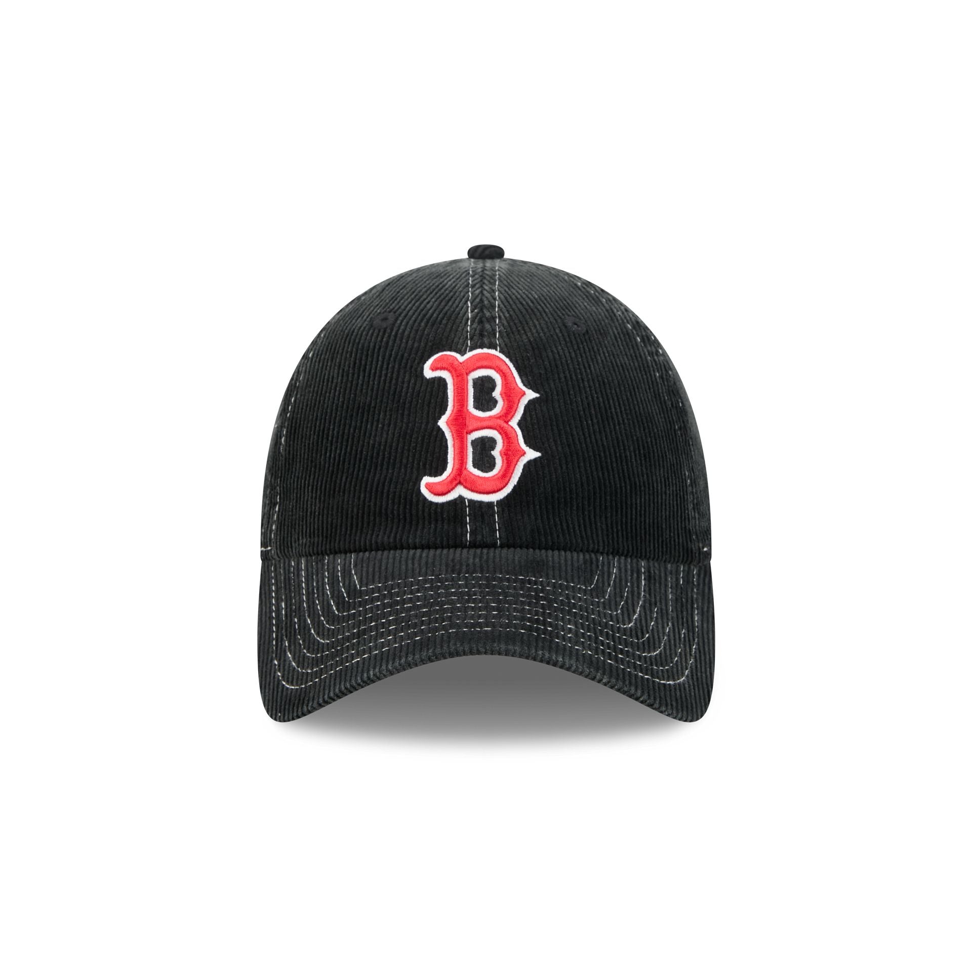 Boston Red Sox Washed Black Corduroy Casual Classic Adjustable Hat