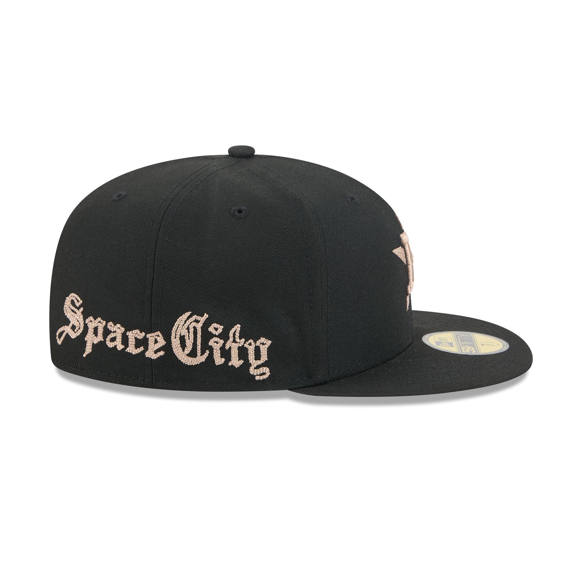 Houston Astros Gothic Lettering 59FIFTY Fitted Hat