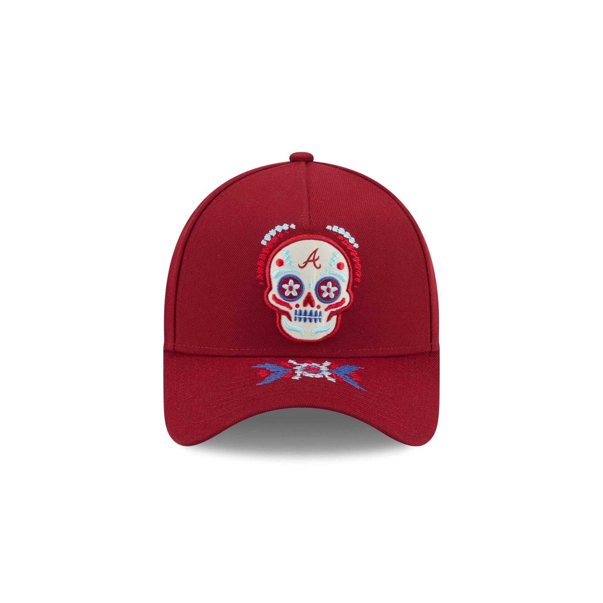 Atlanta Braves Day of the Dead 9FORTY A-Frame Snapback Hat