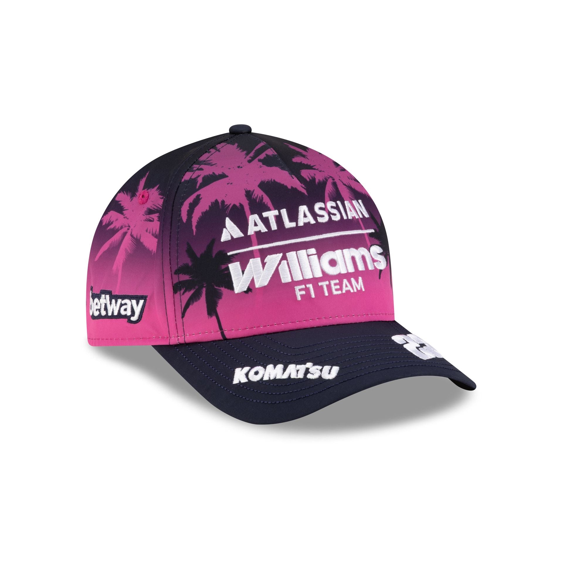 2026 Miami Race Special Atlassian Williams F1 Team Alex Albon 9FORTY M-Crown A-Frame Snapback Hat