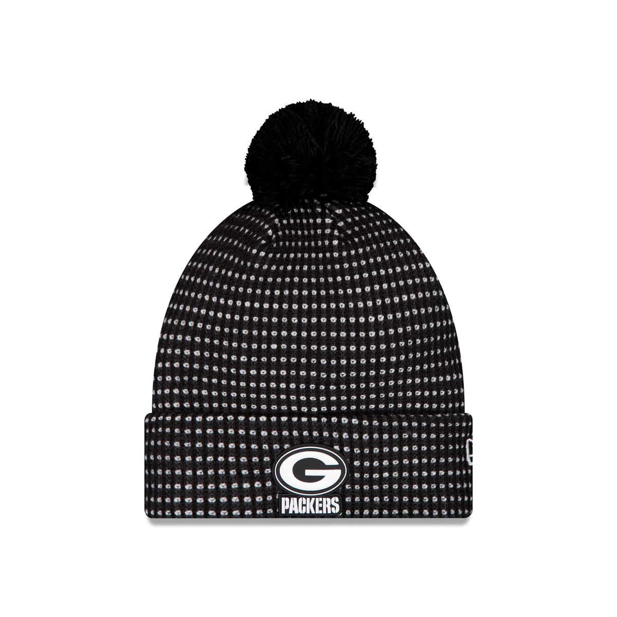 Green Bay Packers 2026 Sideline Cold Weather Black Pom Knit Hat