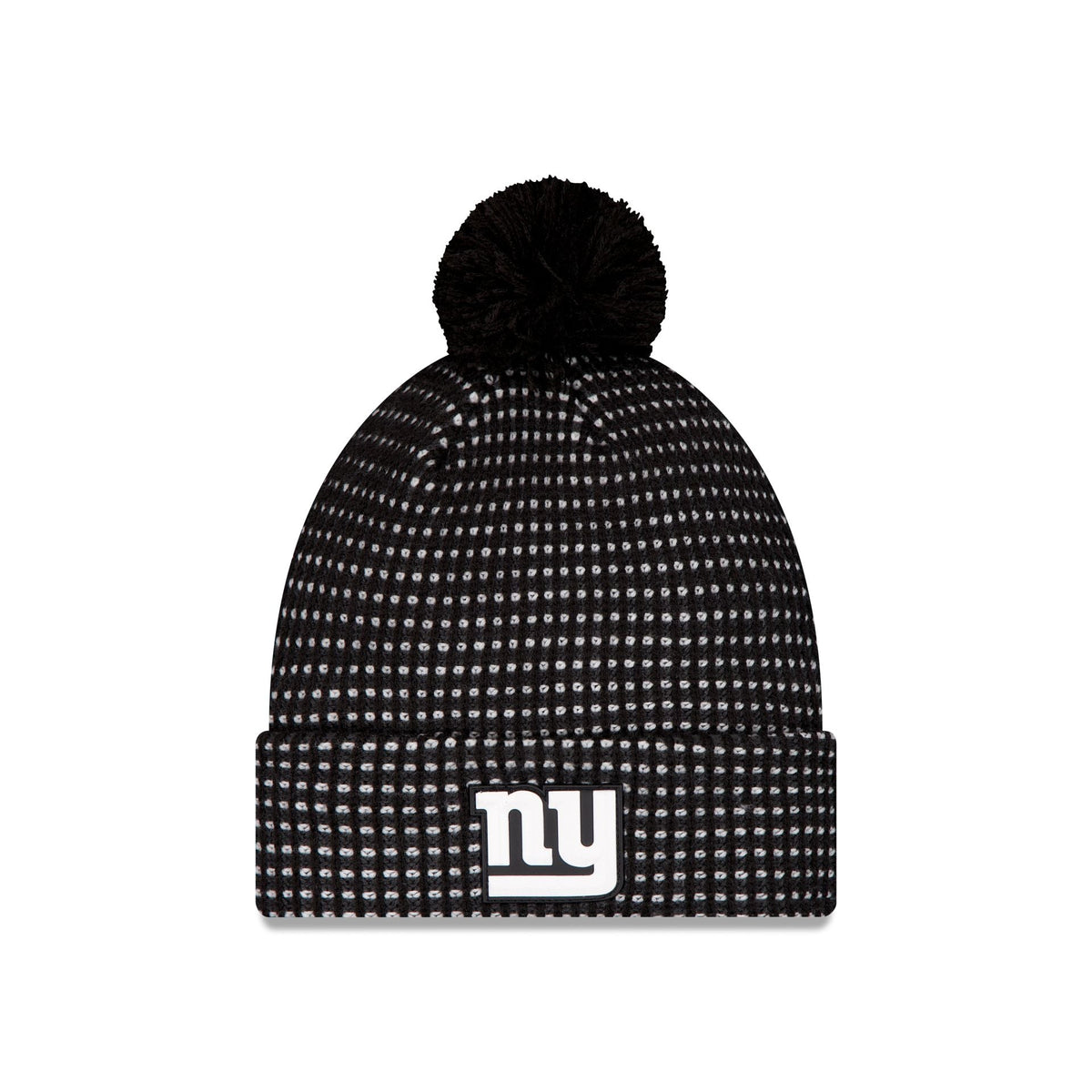 New York Giants 2026 Sideline Cold Weather Black Pom Knit Hat