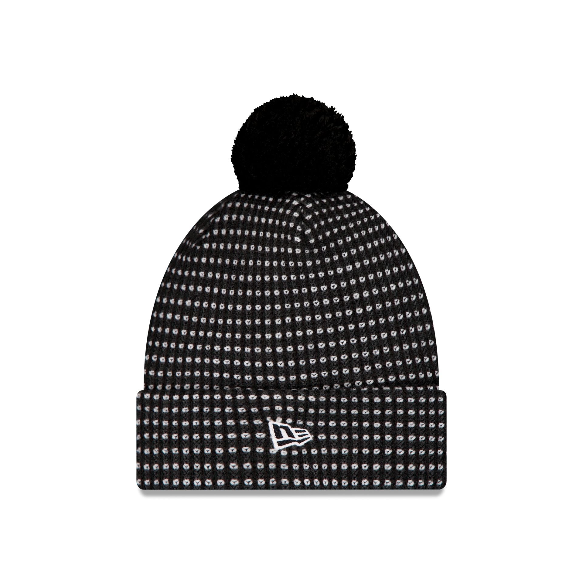 New York Giants 2026 Sideline Cold Weather Black Pom Knit Hat