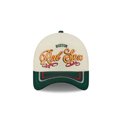Boston Red Sox Cinco de Mayo Chrome White 9FORTY A-Frame Snapback Hat