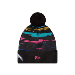 Los Angeles Chargers 2026 Crucial Catch Pom Knit Hat