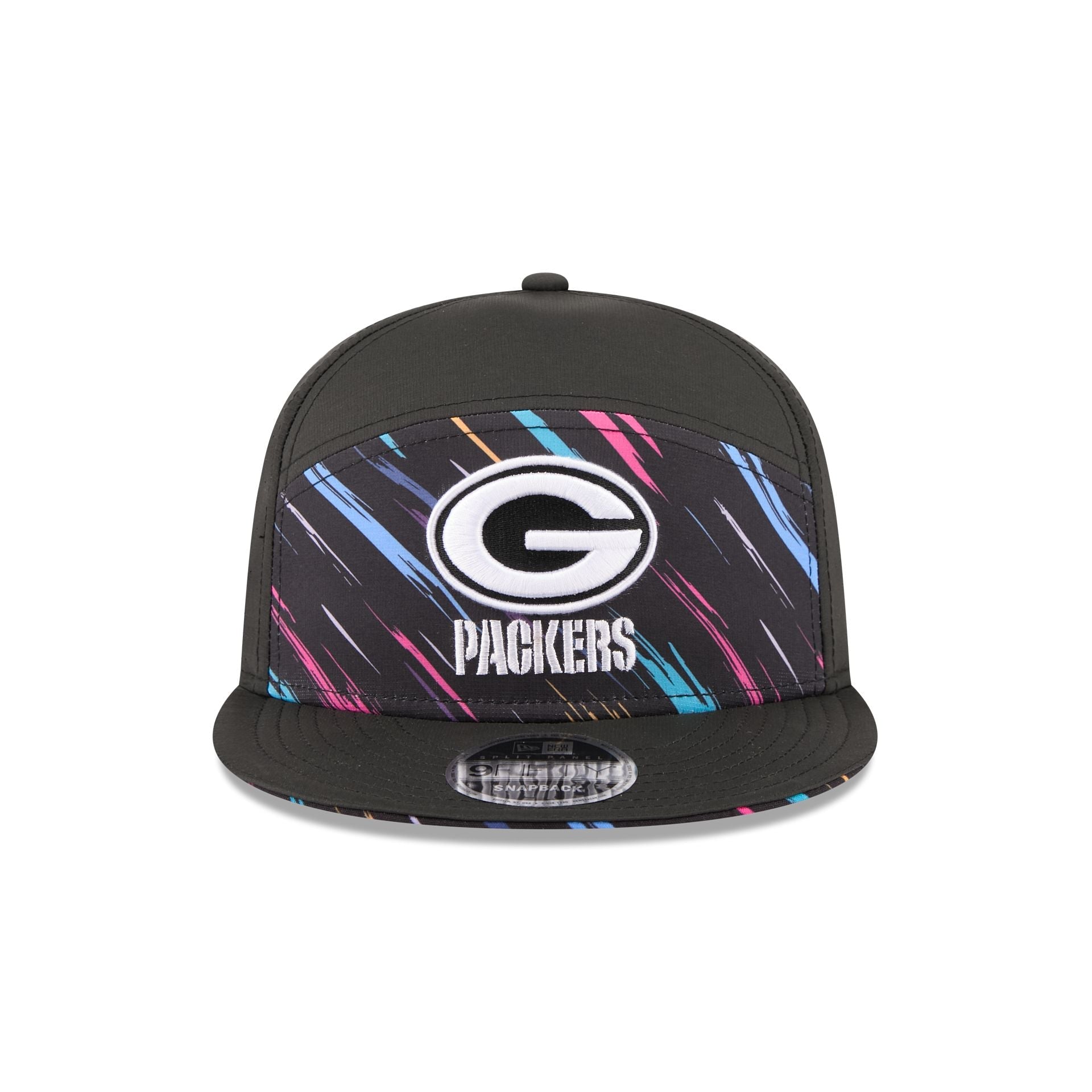 Green Bay Packers 2026 Crucial Catch Split Panel 9FIFTY Snapback Hat