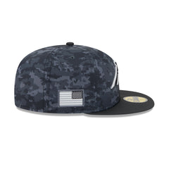Carolina Panthers 2026 Salute to Service 59FIFTY Fitted Hat