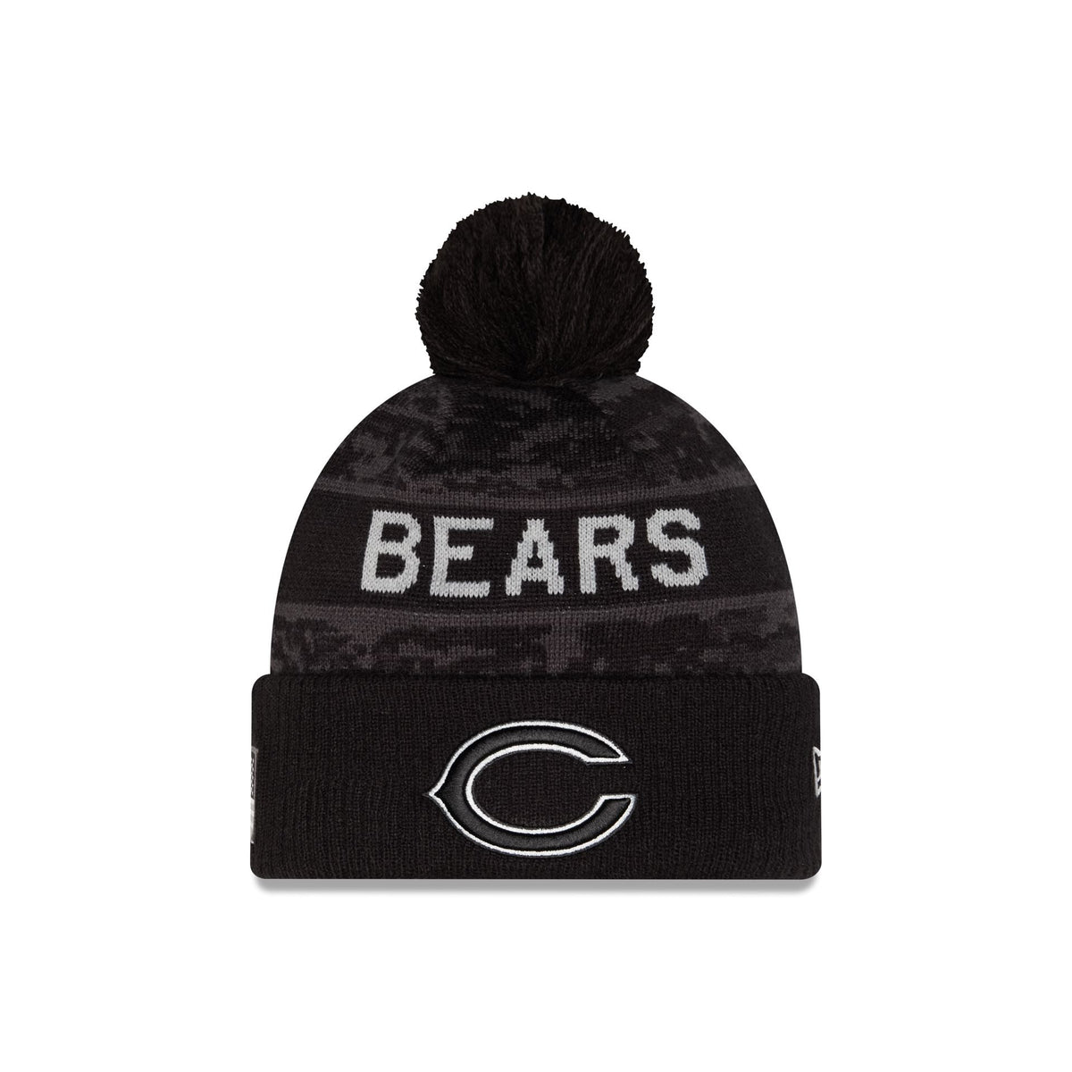 Chicago Bears 2026 Salute to Service Pom Knit Hat
