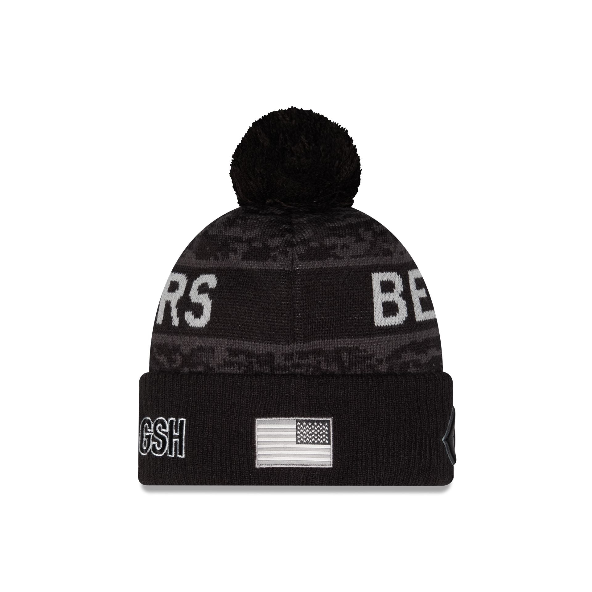 Chicago Bears 2026 Salute to Service Pom Knit Hat