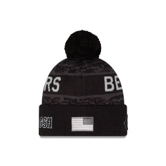 Chicago Bears 2026 Salute to Service Pom Knit Hat