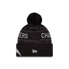 Los Angeles Chargers 2026 Salute to Service Pom Knit Hat