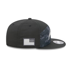 Los Angeles Chargers 2026 Salute to Service Split Panel 9FIFTY Snapback Hat