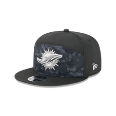 Miami Dolphins 2026 Salute to Service Split Panel 9FIFTY Snapback Hat