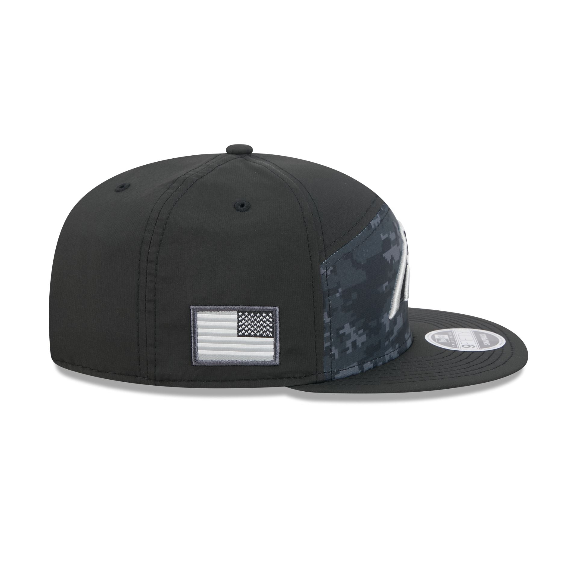 Carolina Panthers 2026 Salute to Service Split Panel 9FIFTY Snapback Hat