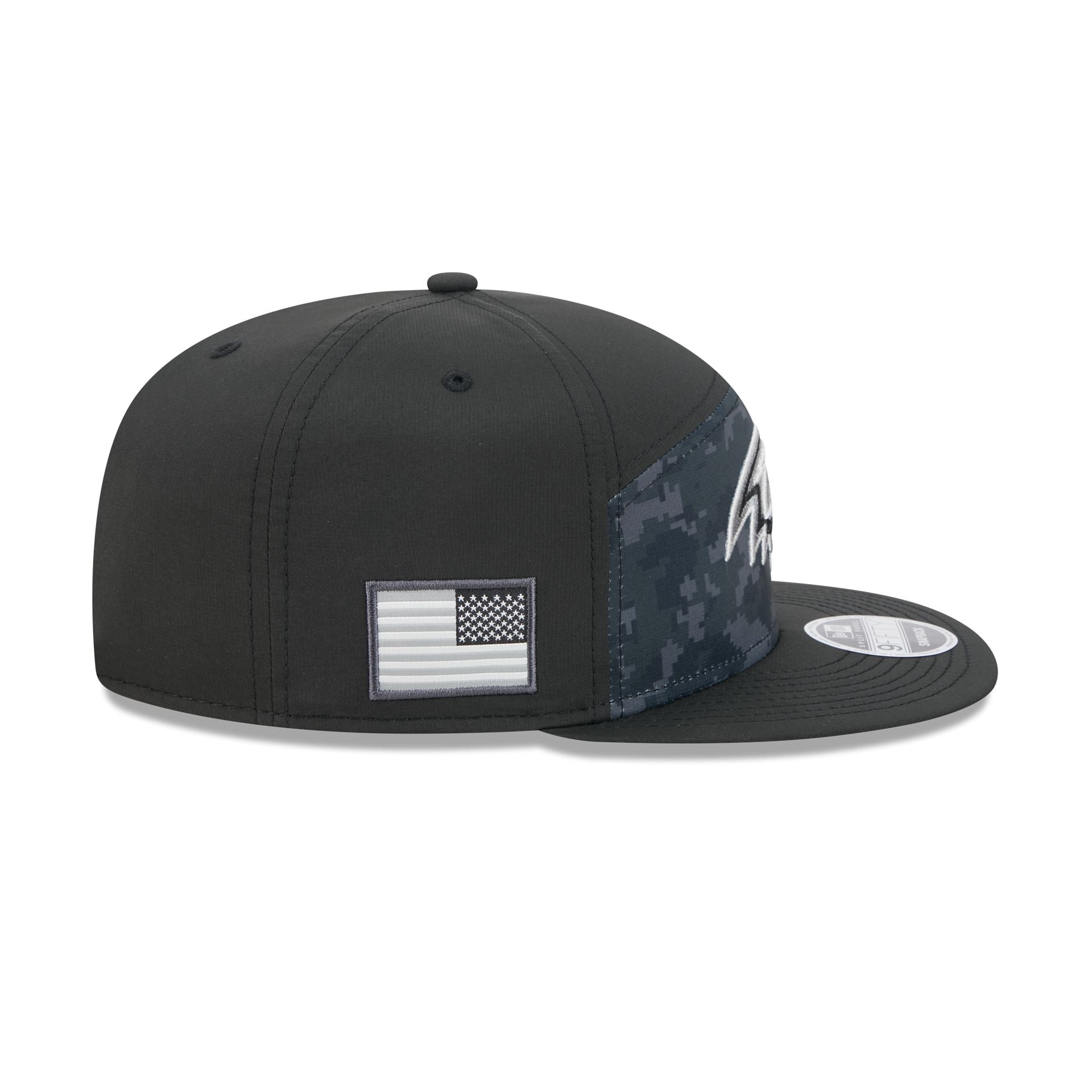 Baltimore Ravens 2026 Salute to Service Split Panel 9FIFTY Snapback Hat
