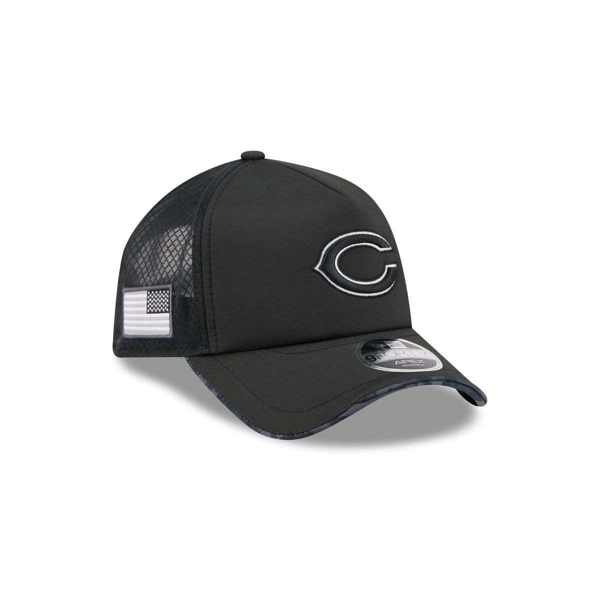 Chicago Bears 2026 Salute to Service 9FORTY APEX Snapback Hat