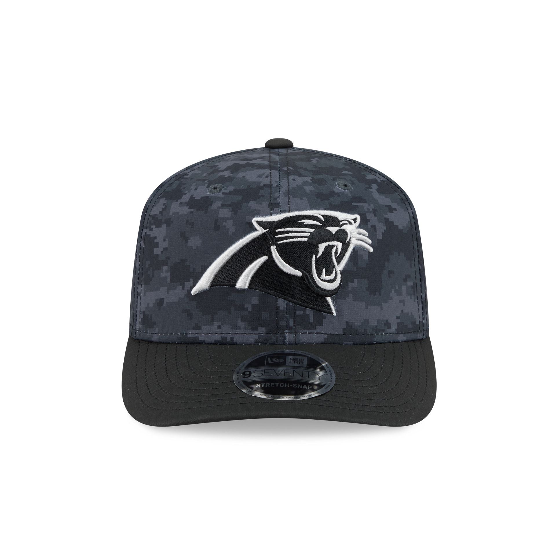 Carolina Panthers 2026 Salute to Service 9SEVENTY Stretch-Snap Hat