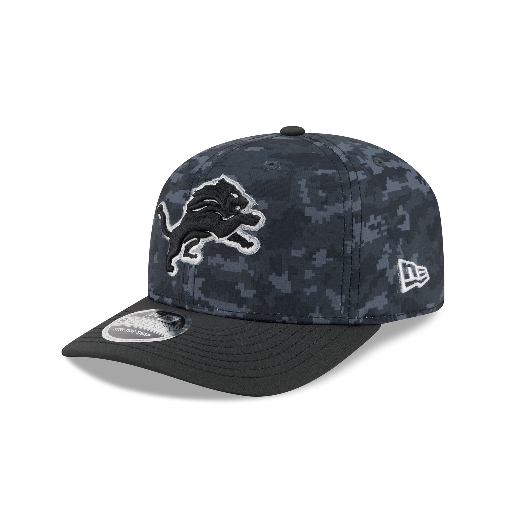 Detroit Lions 2026 Salute to Service 9SEVENTY Stretch-Snap Hat