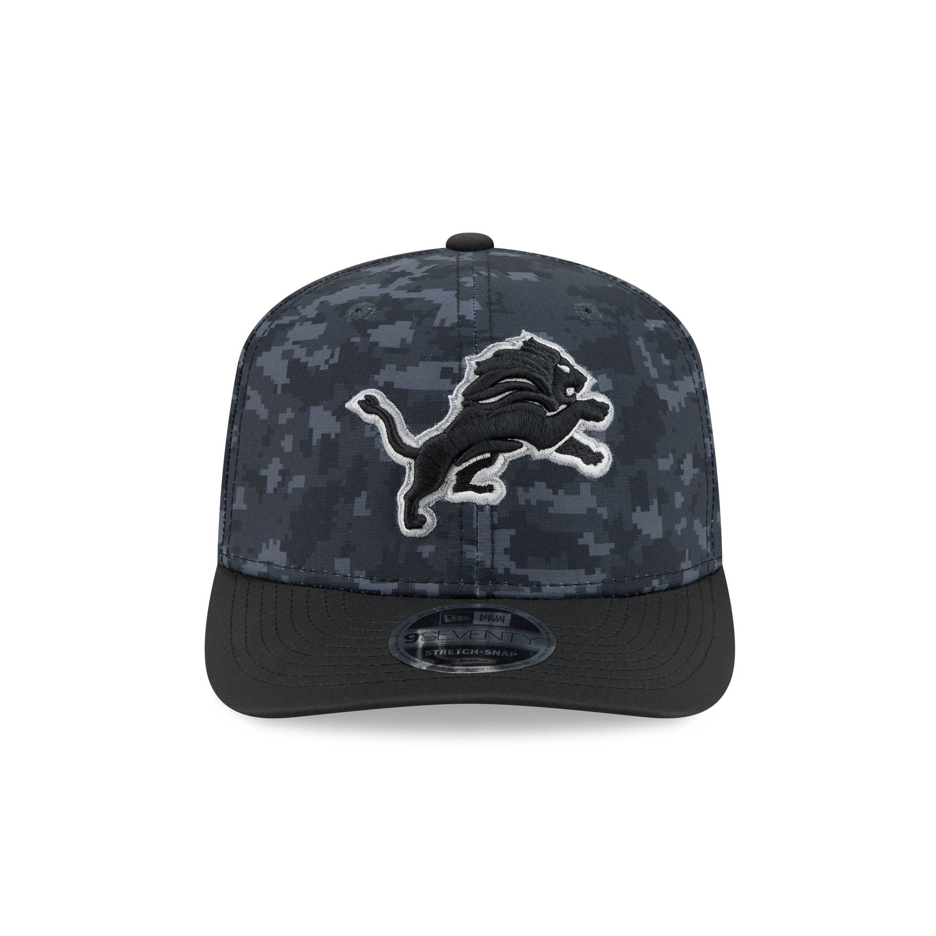 Detroit Lions 2026 Salute to Service 9SEVENTY Stretch-Snap Hat
