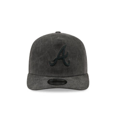 Atlanta Braves Black Pigment Dye 19TWENTY Snapback Hat
