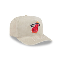 Miami Heat Brushed Cotton Stone 9FIFTY A-Frame Snapback Hat