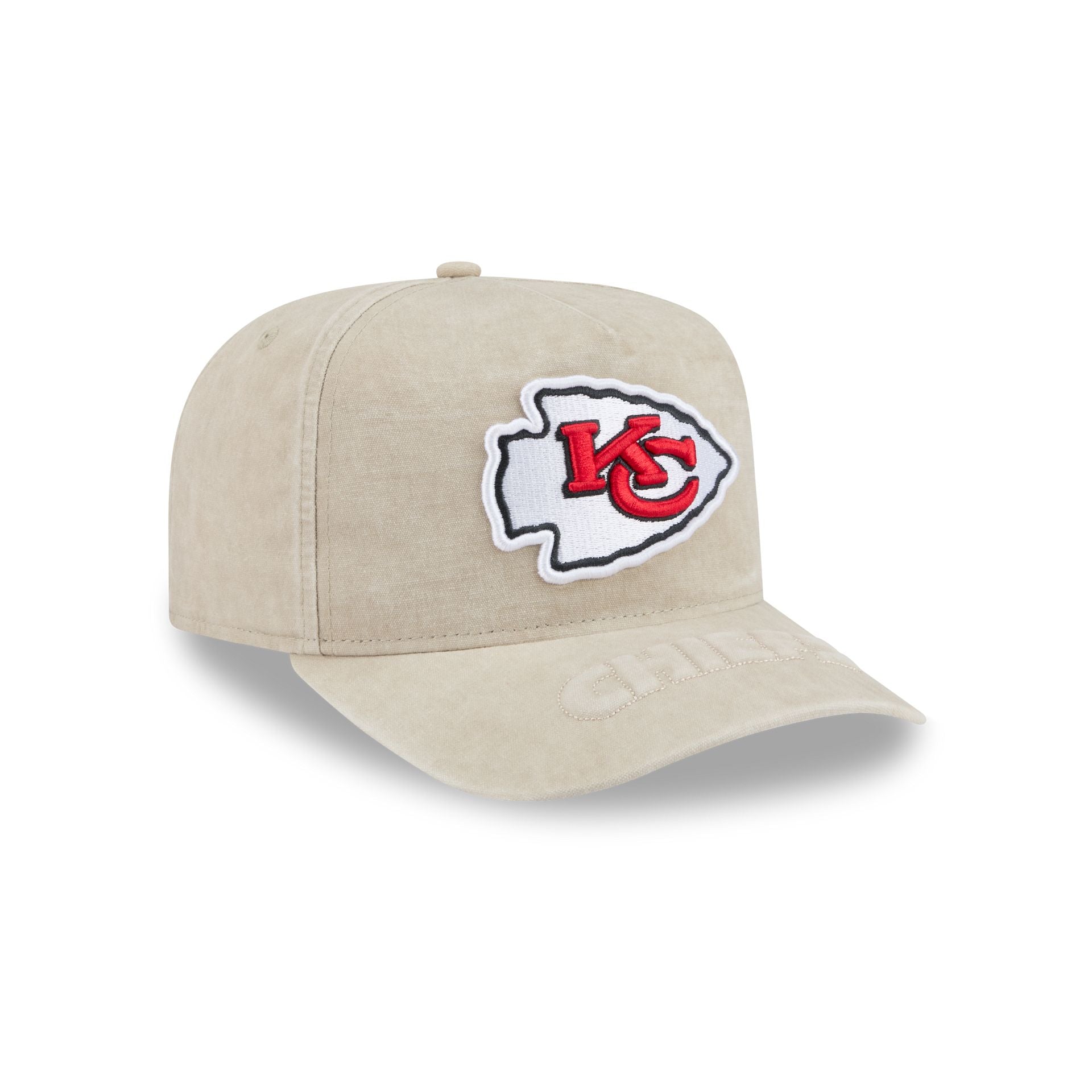 Kansas City Chiefs Brushed Cotton Stone 9FIFTY A-Frame Snapback Hat