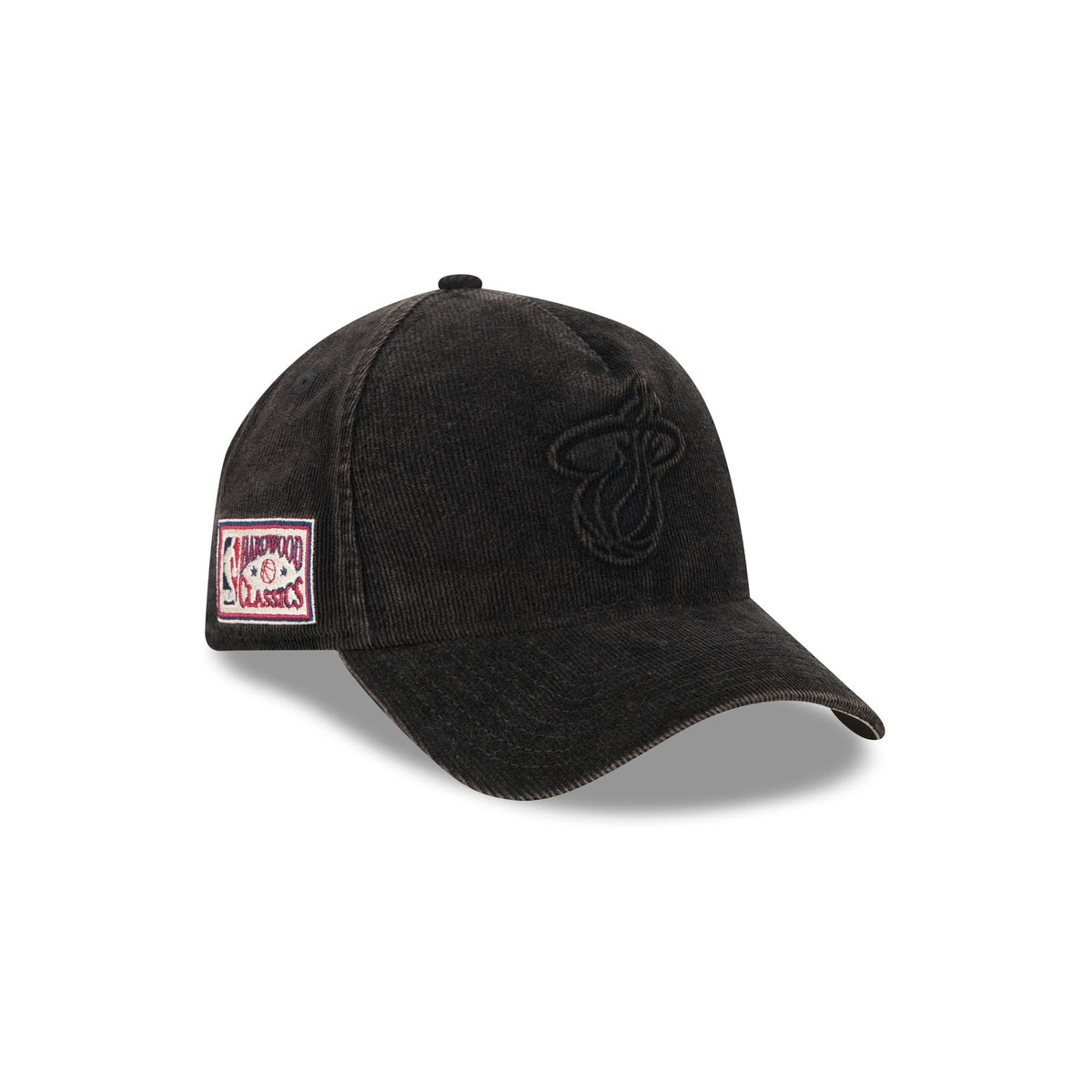 Miami Heat Washed Thin Wale Cord 9FORTY A-Frame Unstructured Snapback Hat