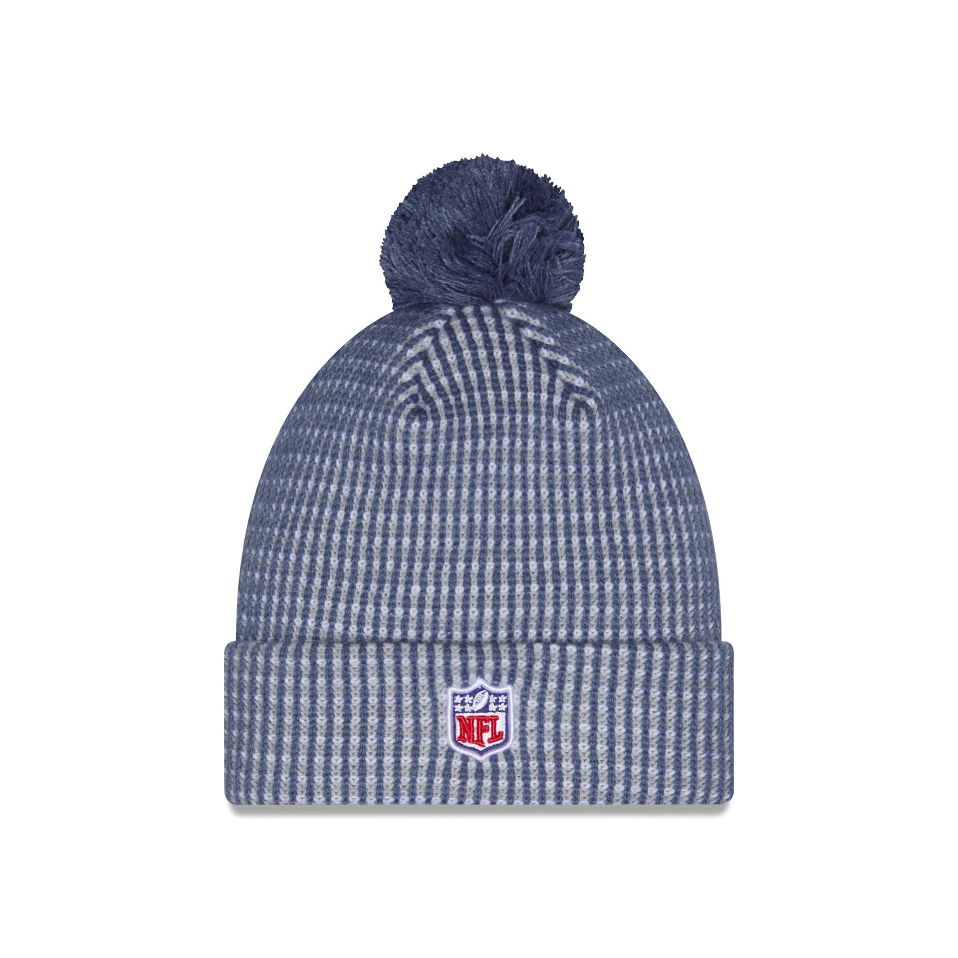 New England Patriots 2026 Rivalries Kids Pom Knit Hat