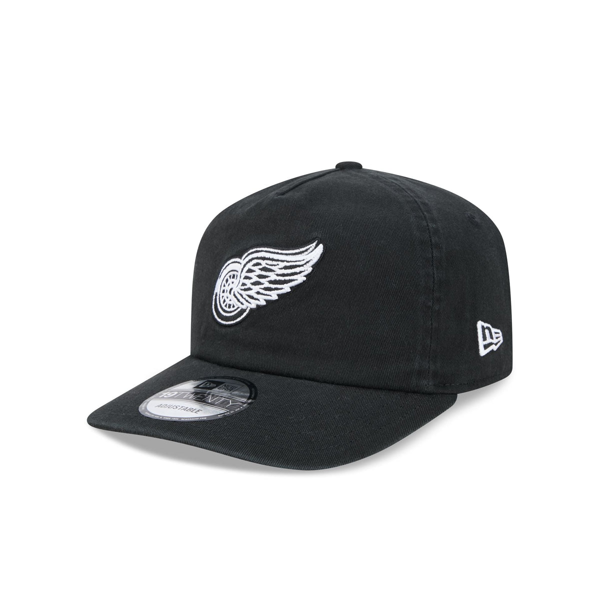 Detroit Red Wings Black 19TWENTY Snapback Hat