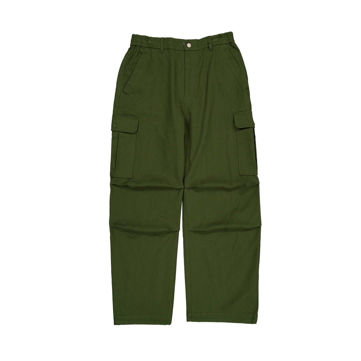 New Era Branded Cap Commuters Combat Moss Loose Cargo Pants