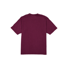 New Era Branded Alden II Heavyweight Maroon Pocket T-Shirt