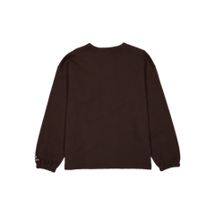 New Era Branded Alden Dark Brown Full-Zip Cardigan