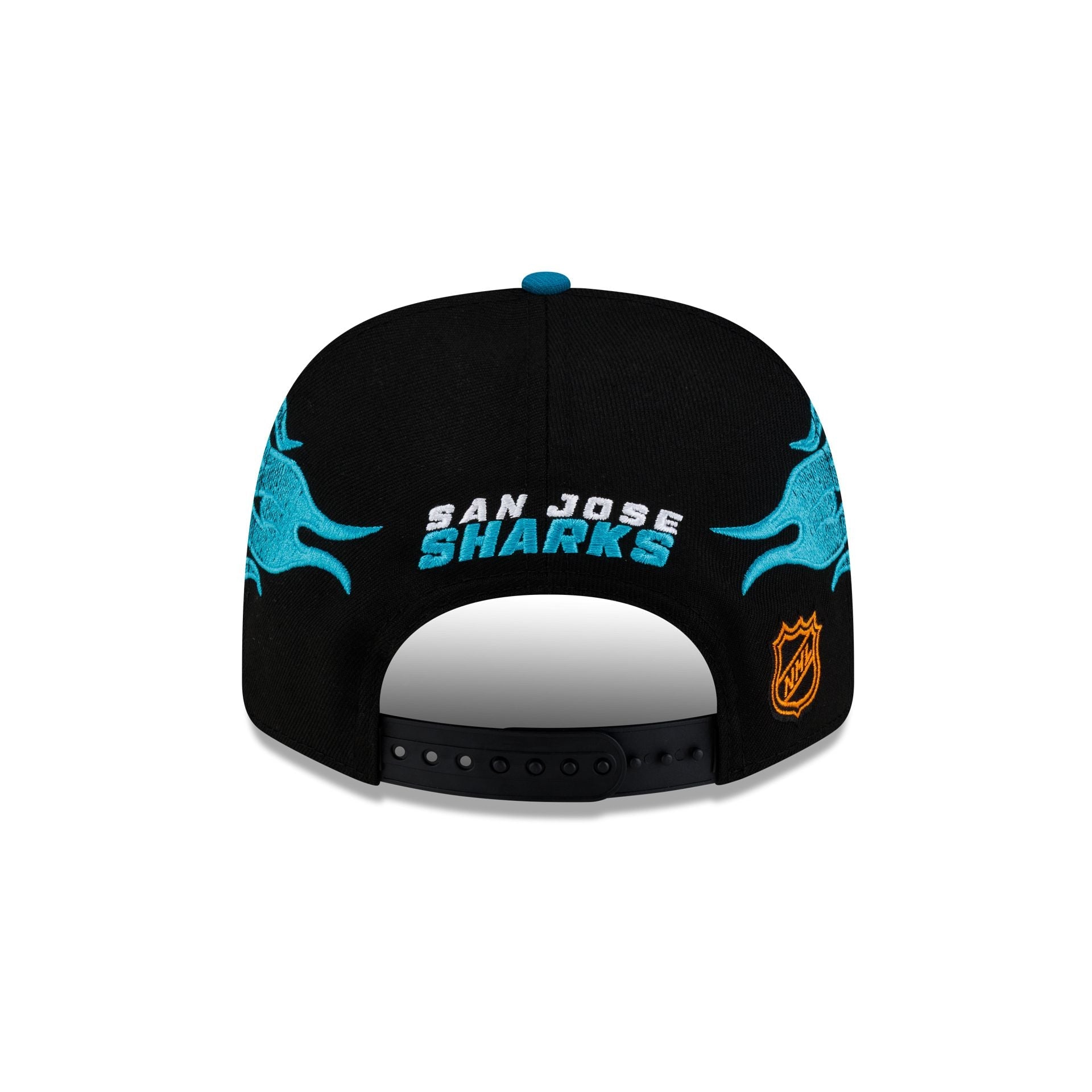 Nice Kicks x San Jose Sharks Y2K Flames 9FIFTY Original Fit Snapback Hat