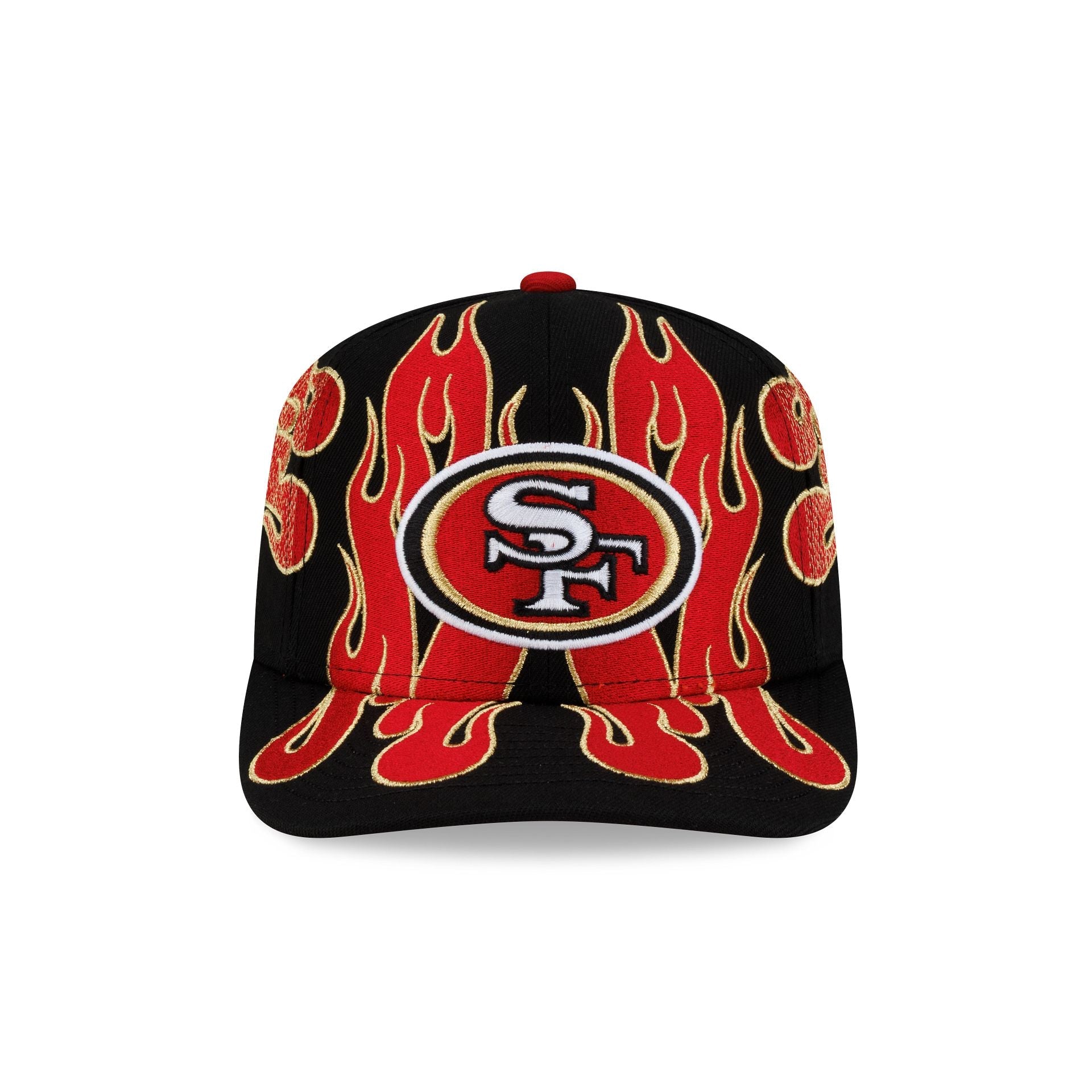 Nice Kicks x San Francisco 49ers Y2K Flames 9FIFTY Original Fit Snapback Hat