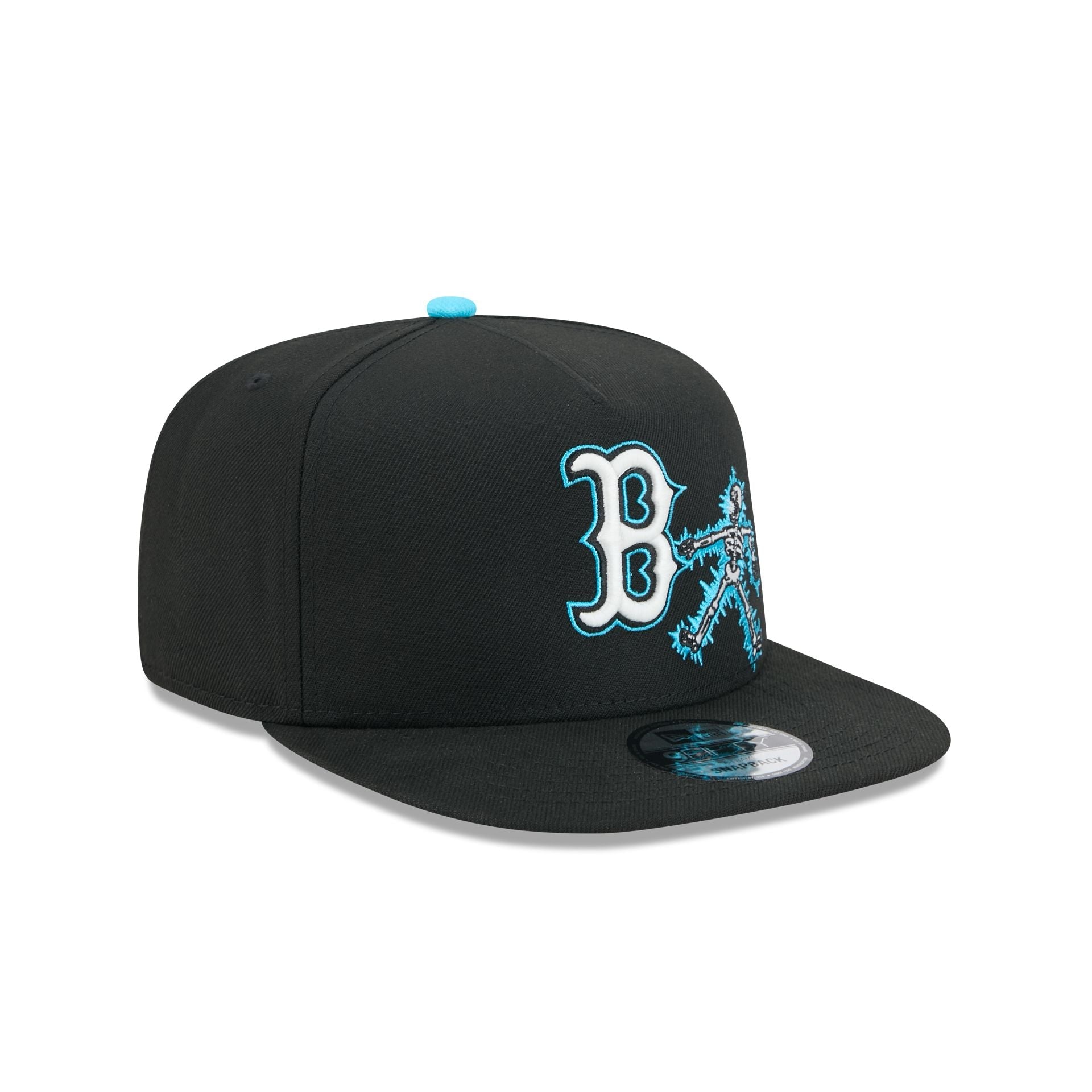 Boston Red Sox Electric Shock Skeleton 9FIFTY A-Frame Snapback Hat